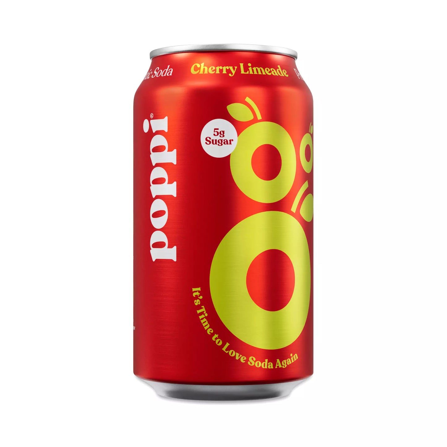 Poppi Prebiotic Soda, Cherry Limeade, 12oz