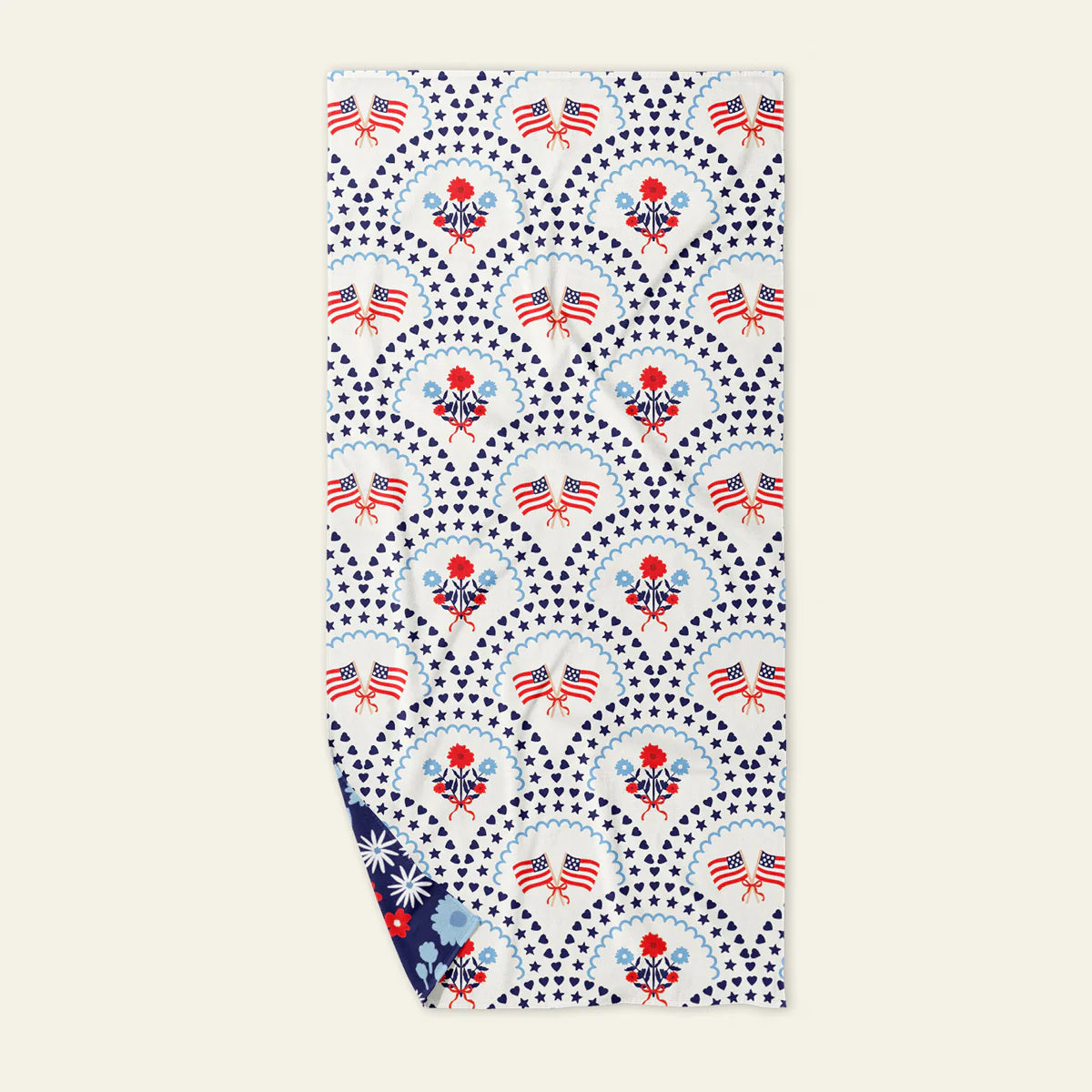 XL Quick-Dry Beach Towel - All American Darling