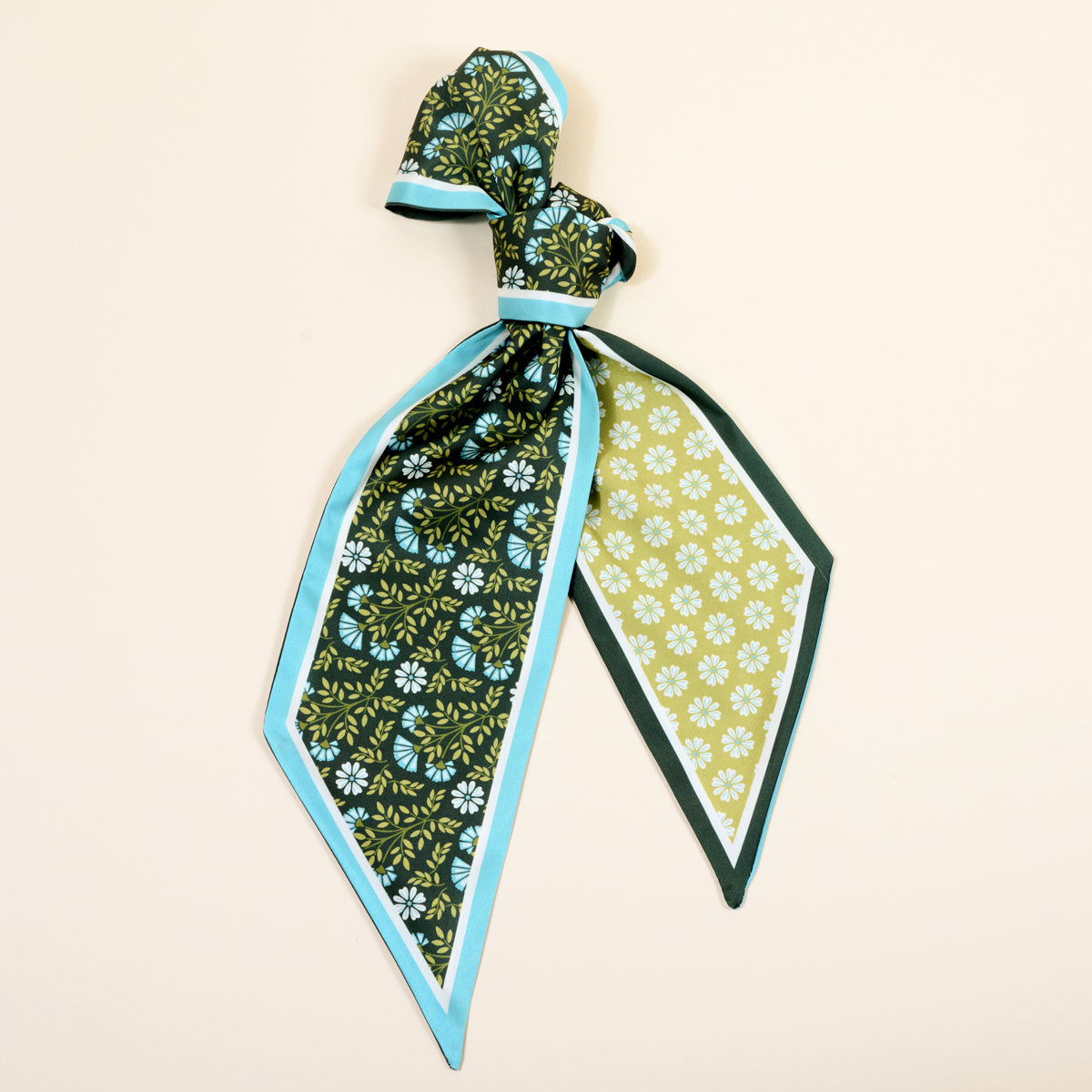 Twirl & Tie Scarf Accessory-Everbloom Forest Green