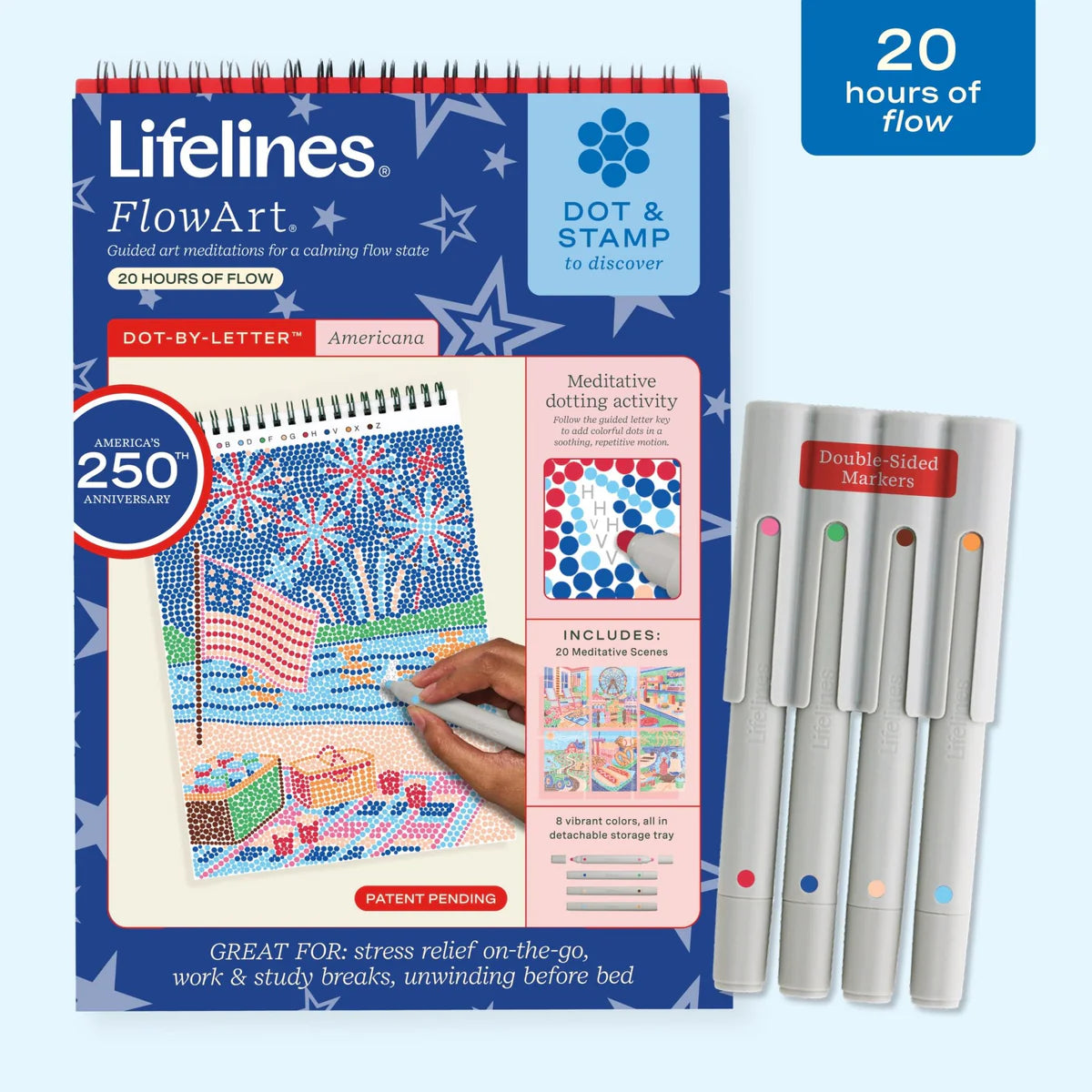 Lifelines Flow Art - Americana