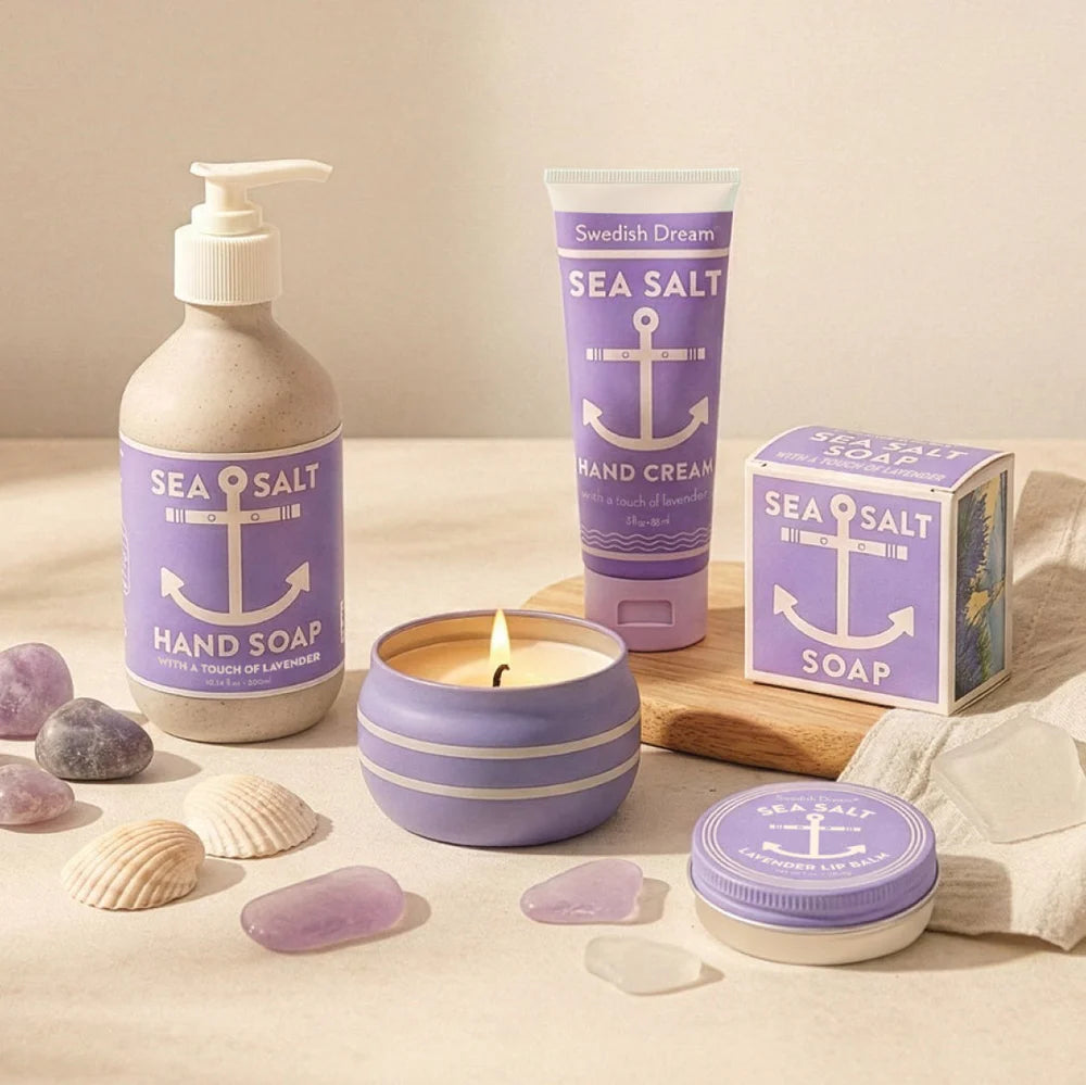 Swedish Dream Lavender Sea Salt Candle