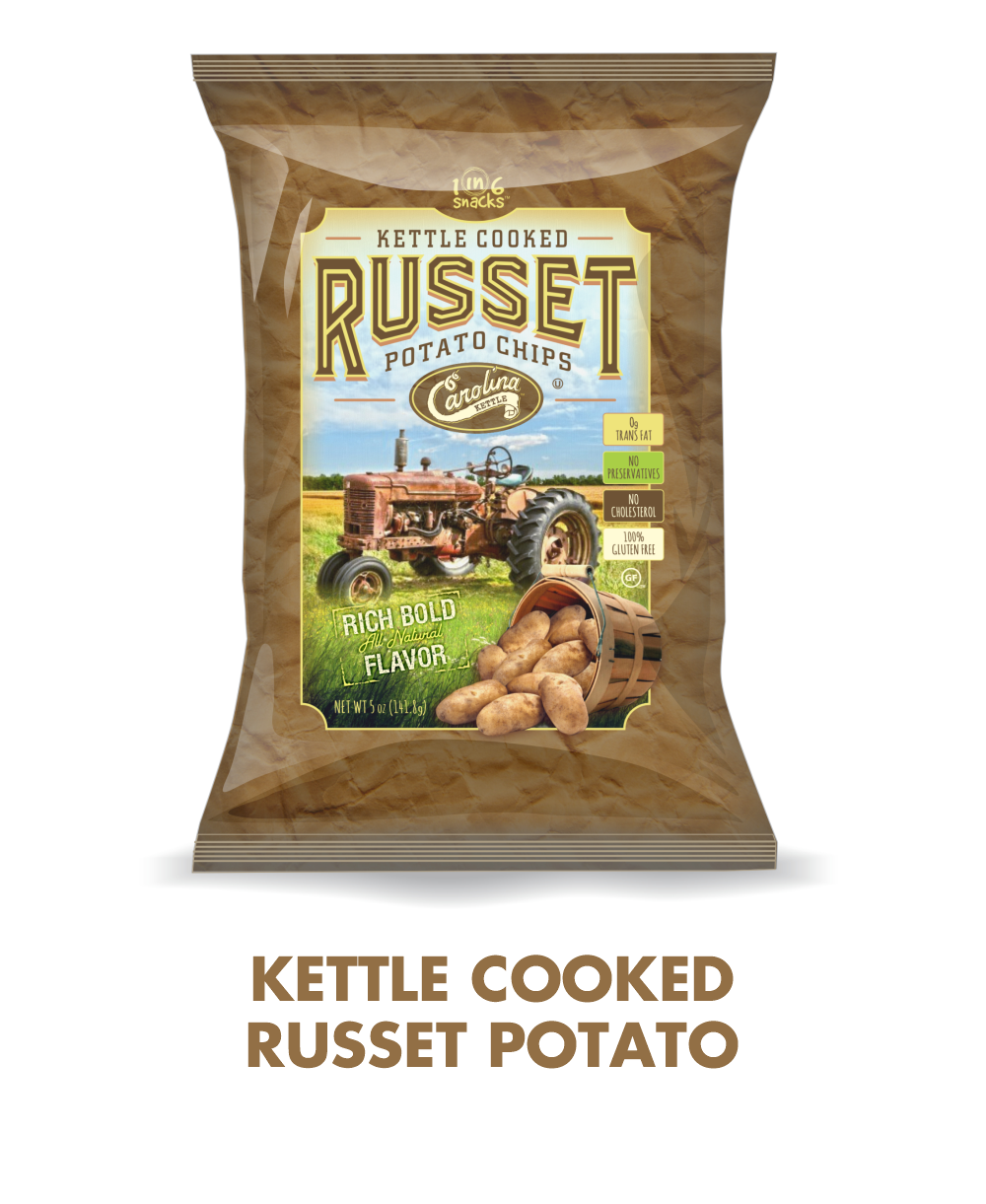 Carolina Kettle Original Russet Kettle Cooked Potato Chips 2 oz
