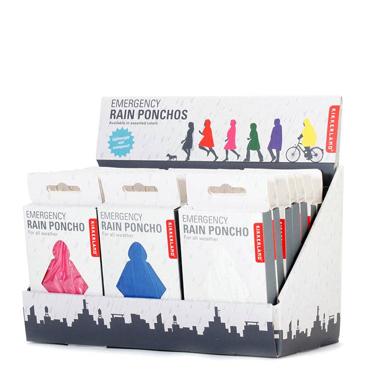 Emergency Rain Ponchos