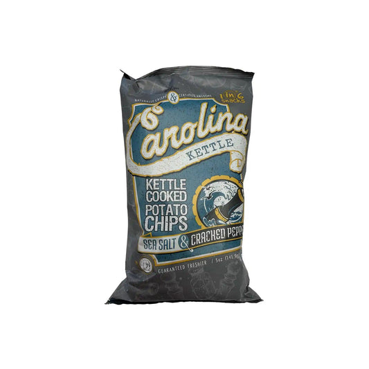 Carolina Kettle Cooked Sea Salt & Cracked Pepper Potato Chips 2 oz bag