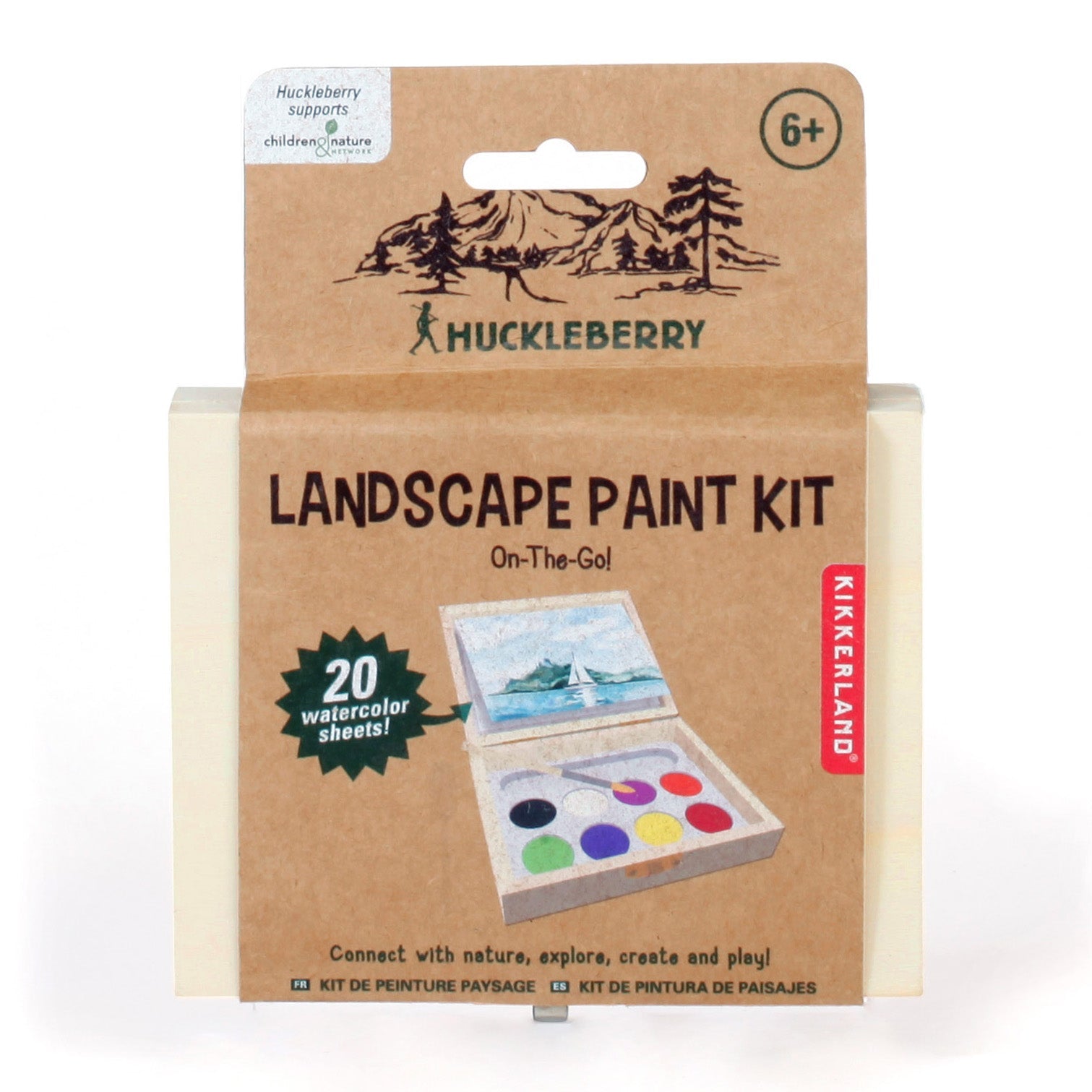 Huckleberry Landscape Paint Kit in use