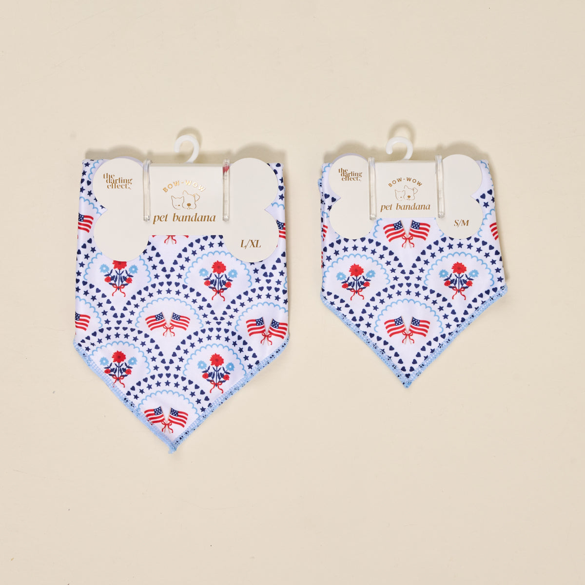 Bow-Wow Pet Bandana All-American Darling L/XL by The Darling Effect