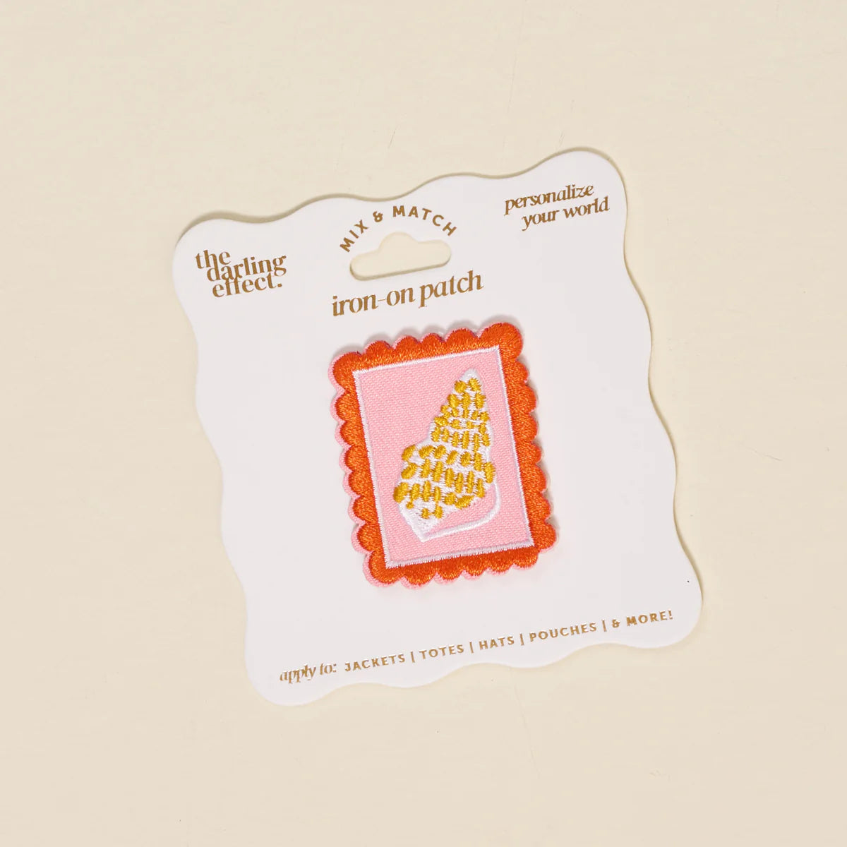 Mix & Match Iron-On Patch-Conch
