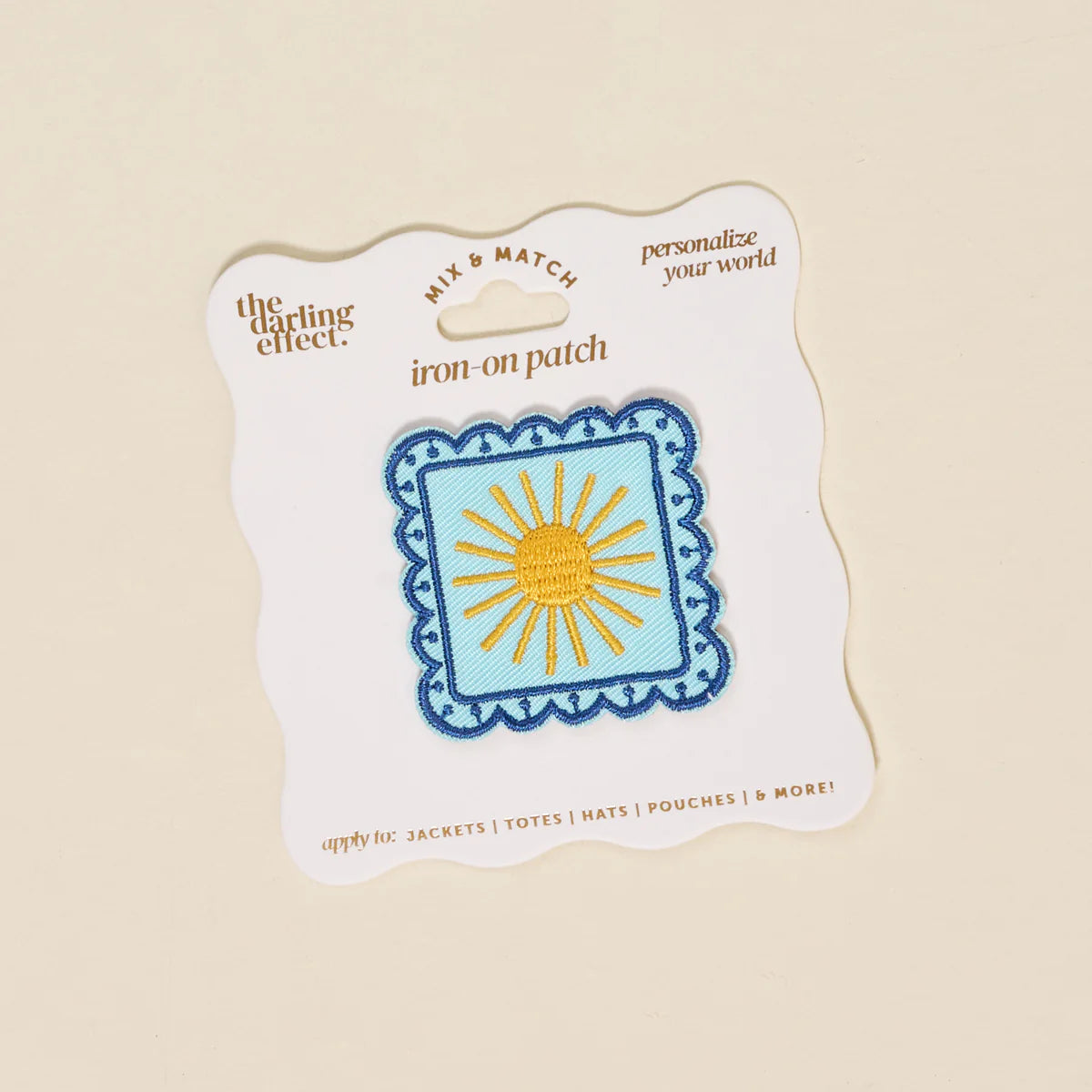 Mix & Match Iron-On Patch-Sunshine