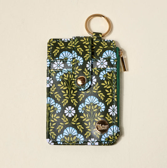 Keychain Wallet-Everbloom Forest Green
