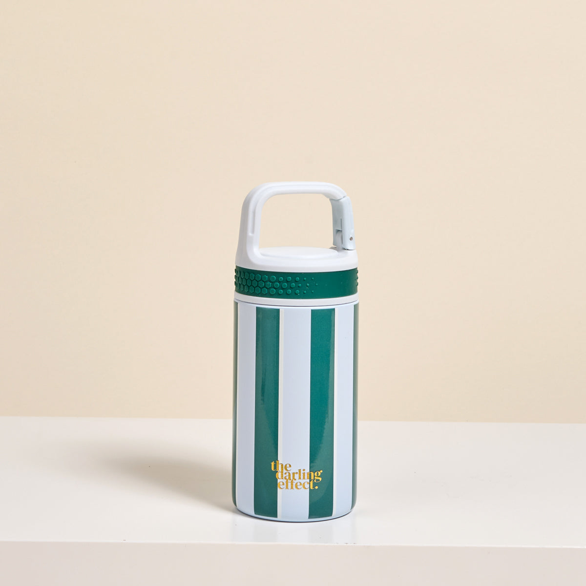 6 oz Lil' Bitty Bottle in Sicily Stripes Teal by The Darling Effect