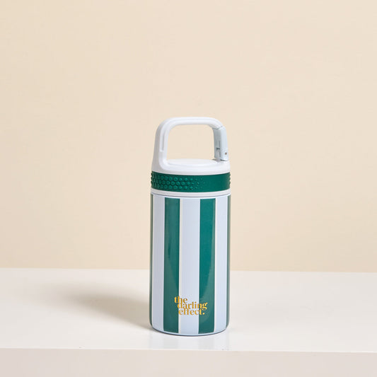 6 oz Lil' Bitty Bottle in Sicily Stripes Teal by The Darling Effect