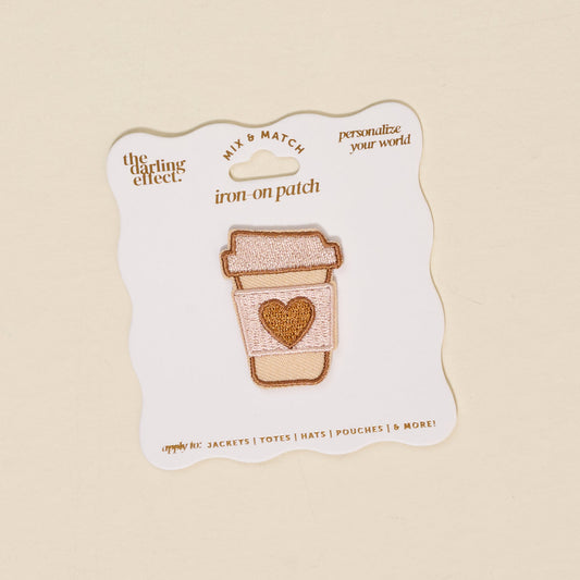 Mix & Match Iron-On Patch-Coffee Cup