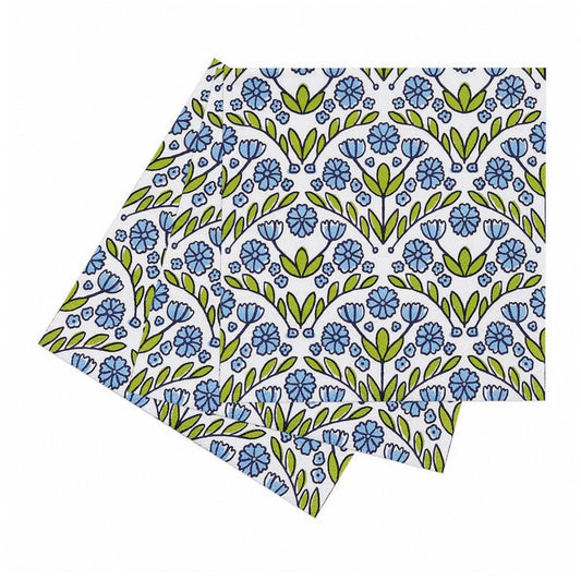 Blaire Blue Paper Cocktail Napkins Pack of 25